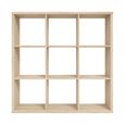 Mauro Shelving Unit - 9 Open - Sonoma Oak