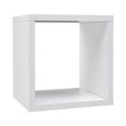 Mauro Storage Unit - Single - Open - White Gloss