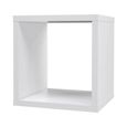 Mauro Storage Unit - Single - Open - White Gloss