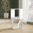Mauro Storage Unit - Single - Open - White Gloss