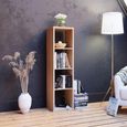 Mauro Shelving Unit - 4 Open - Sonoma Oak