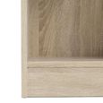 Basic Bookcase - Low - Oak
