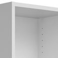 Basic Bookcase - Low - White