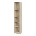 Basic Bookcase - Narrow - Oak