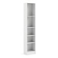 Basic Bookcase - Narrow - White