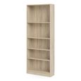 Basic Bookcase - Wide - Oak