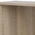 Basic Bookcase - Wide - Oak