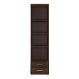 Imperial Shelving Cabinet - Open - Narrow - Mahogany