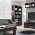 Imperial Shelving Cabinet - Open - Narrow - Mahogany