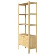 Hazlemere Single Bookcase - 2 Door - Matt Lacquered