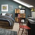 Brooklyn Bookcase - 2 Door - 2 Drawer - Low - Rustic
