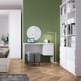 Fribo Bookcase - 3 Drawer - Narrow - White