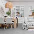Fribo Bookcase - 3 Drawer - Narrow - White