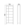 Barcelona Bookcase - White