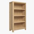 Stockholm Bookcase - Low - Oak
