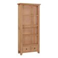 Appleby Bookcase - 2 Drawer - Tall - Oak