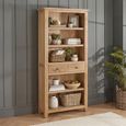 Appleby Bookcase - 2 Drawer - Tall - Petite Oak