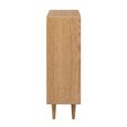 Jenson Oak Bookcase - Low