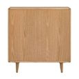 Jenson Oak Bookcase - Low