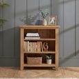 Hampshire Oak Bookcase - Low