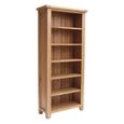 Hampshire Oak Bookcase - Wide