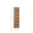 Alice Springs Bookcase - Tall - Elegancia Oak