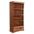 Coastal Bookcase - 2 Drawer - Large - Reclaimed Wood
