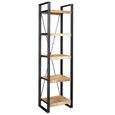 Cosmo Shelving Unit - Narrow - Industrial Style - Wooden and Metal
