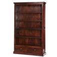 Jaipur Bookcase - 2 Drawer - Large - Solid Mango Wood