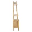 Vermont Oak Effect Bookcase - 2 Drawer