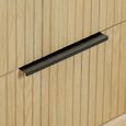 Vermont Oak Effect Bookcase - 2 Drawer
