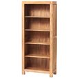 Dakota Bookcase - Open - Light Mango Wood