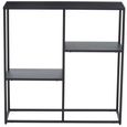 Acero Metal Shelving Unit - Black