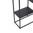 Acero Metal Shelving Unit - Black