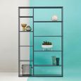 Acero Metal Multi Shelf Unit - Grey