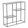 Acero Metal Shelving Unit - Grey