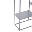 Acero Metal Shelving Unit - Grey