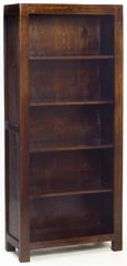 Ajmer Dark Mango Wood Bookcase