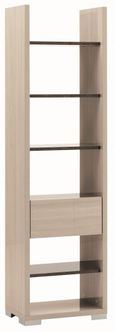 Teodora Bookcase - Cream Gloss
