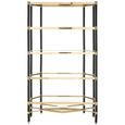 Allessi Shelving Unit - Glass and Champagne - Large