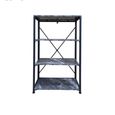 Alora Shelving Unit - Medium - Marble Effect Black - Open