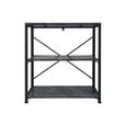 Alora Shelving Unit - Small - Marble Effect Black - Open