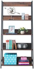 Alpena Rustic Oak Wide Open Shelving Unit