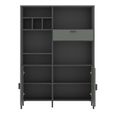 Arundel Green 2 Drawer Bookcase