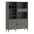 Arundel Green 2 Drawer Bookcase