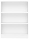 Basic White Low Bookcase