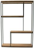 Bastia Teak Wood Open Shelving Unit