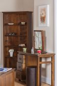 Boston Dark Wood Tall Bookcase