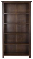 Boston Dark Wood Tall Bookcase