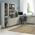 Bergen Grey Washed Oak & Soft Grey Narrow Bookcase